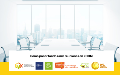 Cómo poner fondo a mis reuniones en ZOOM
