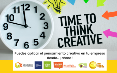 Puedes aplicar el pensamiento creativo en tu empresa desde… ¡ahora!