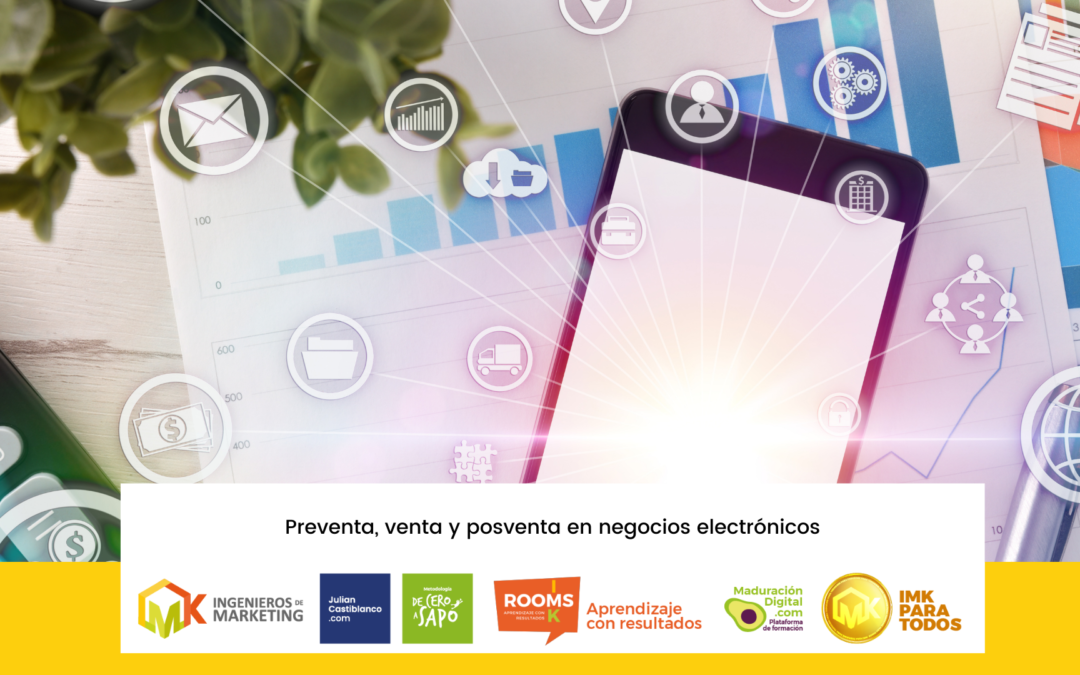 Preventa, Venta y Posventa en negocios electrónicos.