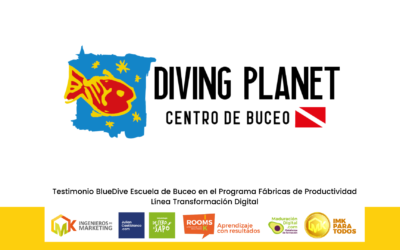 Testimonio BlueDive Escuela de Buceo en el Programa Fábricas de Productividad Línea Transformación Digital