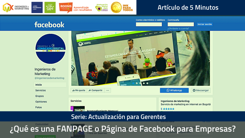 ¿Qué es una FANPAGE o Página de Facebook para Empresas?