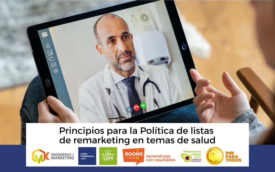 Principios para la Política de listas de remarketing en temas de salud