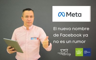 ‘Meta’ el nuevo nombre de Facebook ya no es un rumor