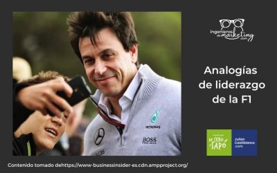 Analogías de liderazgo de la F1