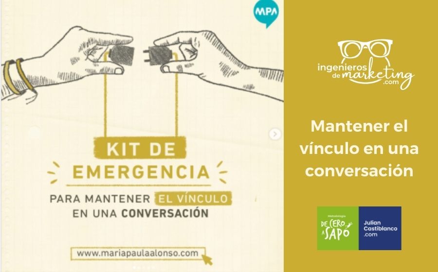 Mantener el vínculo en una conversación
