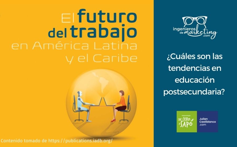 ¿Cuáles son las tendencias en educación postsecundaria?
