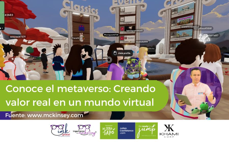 Conoce el metaverso: Creando valor real en un mundo virtual