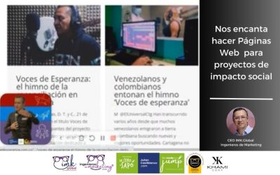 Nos encanta hacer Páginas Web para proyectos de impacto social
