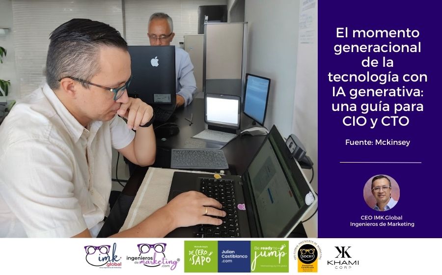 El momento generacional de la tecnología con IA generativa: una guía para CIO y CTO
