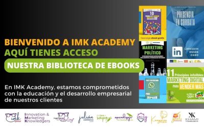 Bienvenido a IMK Academy:  Aquí tienes acceso a toda nuestra biblioteca de ebooks