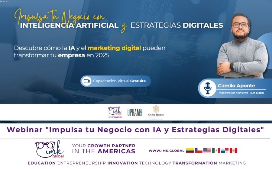 Webinar «Impulsa tu Negocio con IA y Estrategias Digitales»