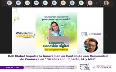 IMK Global Impulsa la Innovación en Contenido con Comunidad de Coomeva en «Diseños con Impacto, IA y Más»