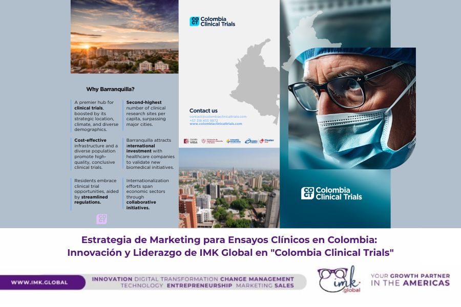 Estrategia de Marketing para Ensayos Clínicos en Colombia: Innovación y Liderazgo de IMK Global en «Colombia Clinical Trials»
