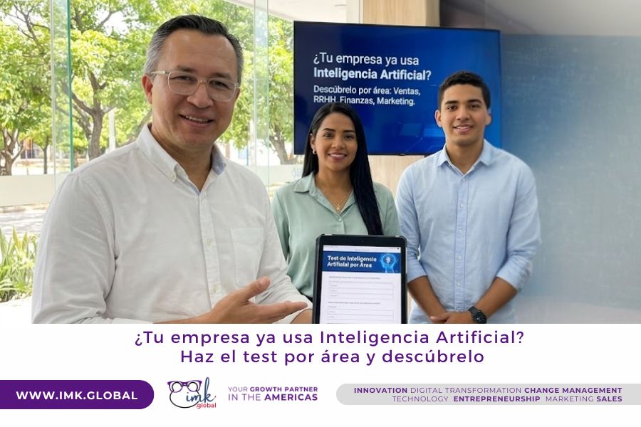 ¿Tu empresa ya usa Inteligencia Artificial? Haz el test por área y descúbrelo