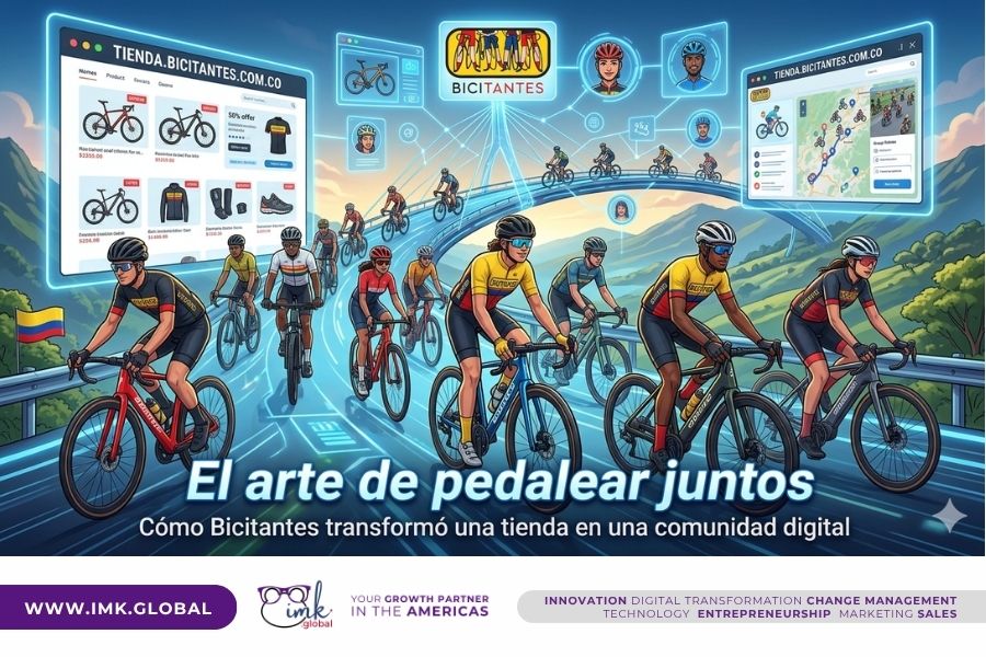 El arte de pedalear juntos: Cómo Bicitantes transformó una tienda en una comunidad digital