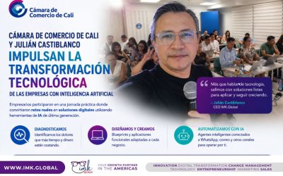 Cámara de Comercio de Cali y Julián Castiblanco impulsan la transformación tecnológica de las empresas con IA